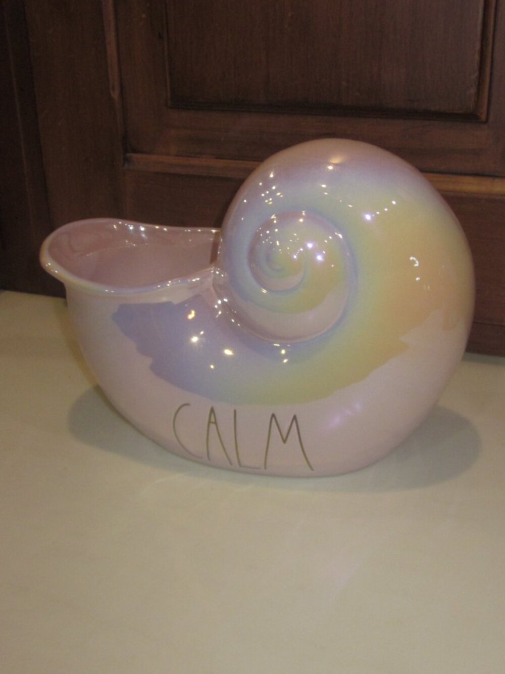 Rae Dunn Calm Shell Pink Ceramic - Picture 4 of 4